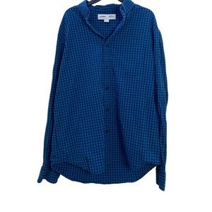 Mens Blue Old Navy Button Up shirt Slim fit